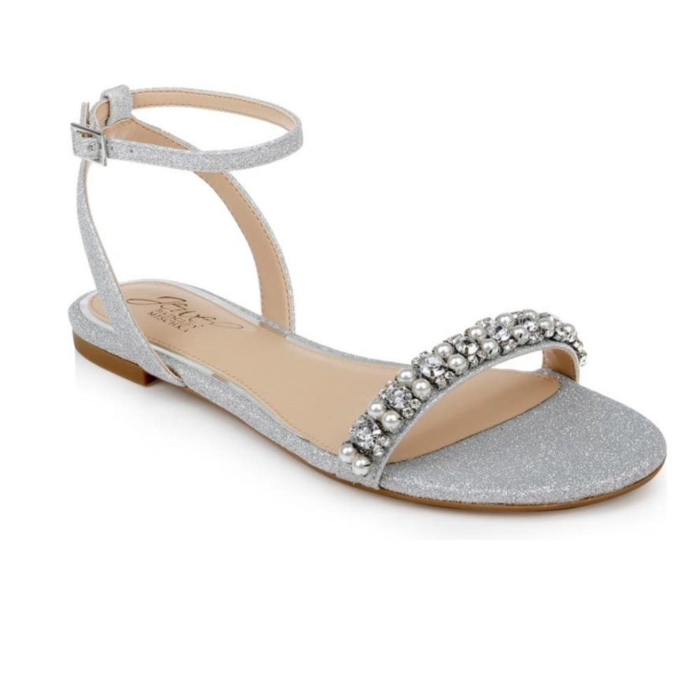 {Jewel Badgley Mischka} Daria Ankle Strap Sandal